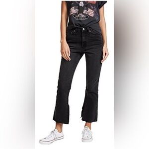 Ksubi Skinny Kickn Beatup Black Cropped Jeans